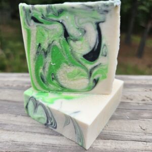 Coconut Lime and Charcoal Goat Milk Soap ( Preorder)