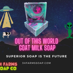 Out of This World Charcoal Goat Milk Soap ( Preorder)