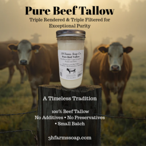 Pure Beef Tallow 24oz